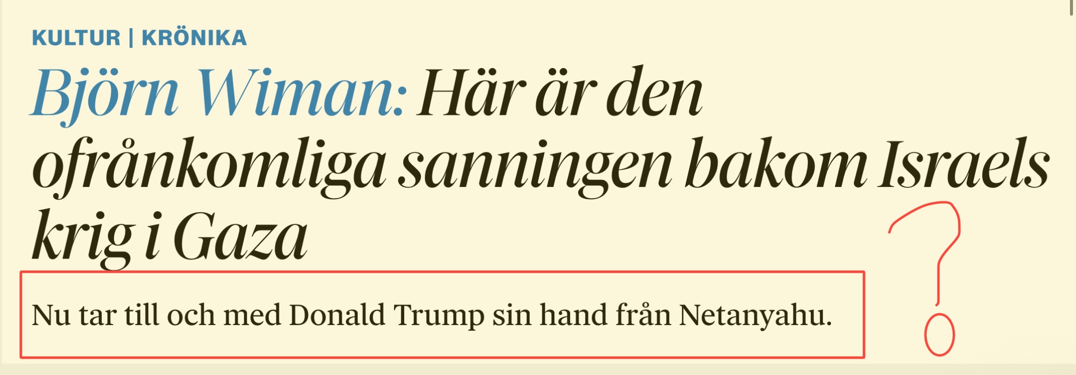 Dagens Hitte-på i DN