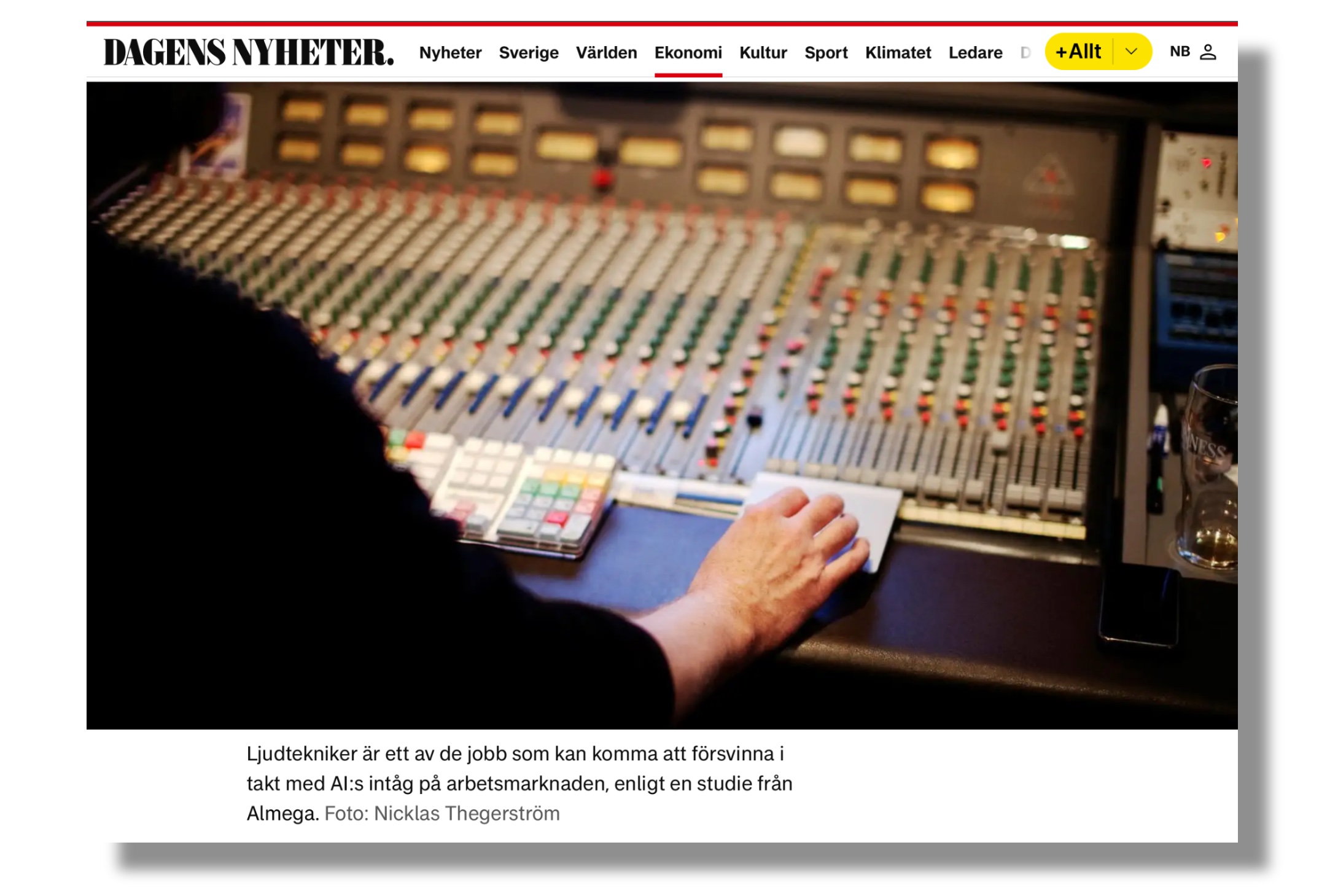 Nej DN, AI kan inte ersätta 2 av 3 jobb